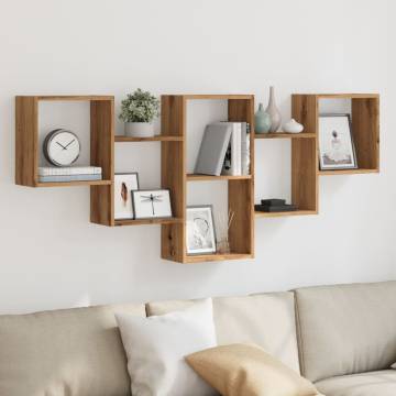 Wall Shelf Artisan Oak 159x18x66 cm - Stylish & Durable Storage