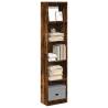  Bookcase Smoked Oak 40x24x176 cm Engineered Wood Colour smoked oak Quantity in Package 1 Height 176 cm Width 40 cm 