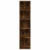 Bookcase Smoked Oak 40x24x176 cm - Stylish Storage Solution