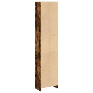 Bookcase Smoked Oak 40x24x176 cm - Stylish Storage Solution