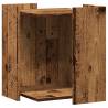 Cat Litter Box Enclosure Old Wood | 42x42x51 cm | Durable Design