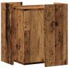 Cat Litter Box Enclosure Old Wood | 42x42x51 cm | Durable Design