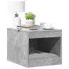  Cat Litter Box Enclosure Concrete Grey 47x59x42 cm Engineered Wood Colour concrete grey 