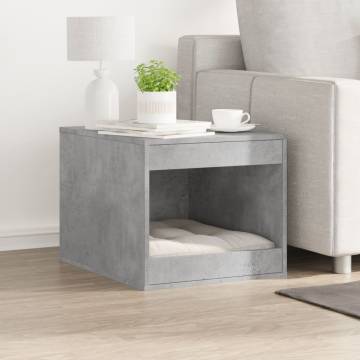 Cat Litter Box Enclosure - Concrete Grey | HipoMarket