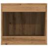 Stylish Cat Litter Box Enclosure in Artisian Oak - 47x59x42 cm