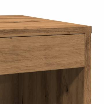 Stylish Cat Litter Box Enclosure in Artisian Oak - 47x59x42 cm