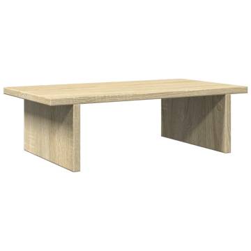 Sonoma Oak Monitor Stand - Enhance Workspace Comfort