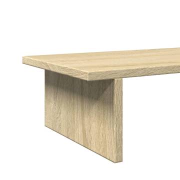 Sonoma Oak Monitor Stand - Enhance Workspace Comfort