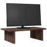 Monitor Stand Brown Oak - 50x27x15 cm Engineered Wood