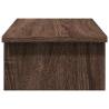 Monitor Stand Brown Oak - 50x27x15 cm Engineered Wood