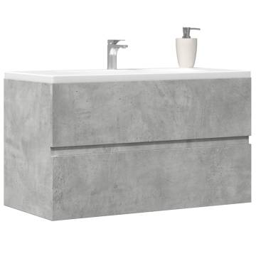 Sink Cabinet Concrete Grey - Stylish Bathroom Storage