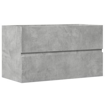 Sink Cabinet Concrete Grey - Stylish Bathroom Storage