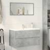 Sink Cabinet Concrete Grey - Stylish Bathroom Storage