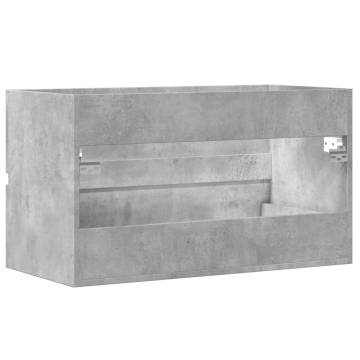 Sink Cabinet Concrete Grey - Stylish Bathroom Storage