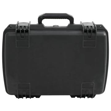 Portable Flight Case Black - Heavy-Duty Protection 50.5x37cm