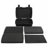 Portable Flight Case Black - Heavy-Duty Protection 50.5x37cm