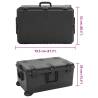 Portable Flight Case Black 79.5x52x39 cm | Hipomarket