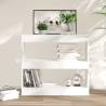 Book Cabinet/Room Divider White 80x30x72 cm Colour white Quantity in Package 1 