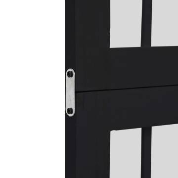 Elegant Black Solid Wood Room Divider - 3 Panels | Hipo Market