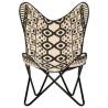 Ergonomic Butterfly Chair - Printed Canvas for Ultimate Relaxation