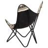 Ergonomic Butterfly Chair - Printed Canvas for Ultimate Relaxation