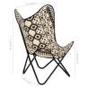 Ergonomic Butterfly Chair - Printed Canvas for Ultimate Relaxation