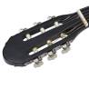 Western Classical Cutaway Guitar with EQ - 6 Strings Black