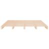 Modern Solid Wood Pine Bed Frame 200x200 cm | HipoMarket