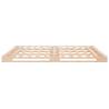 Modern Solid Wood Pine Bed Frame 200x200 cm | HipoMarket