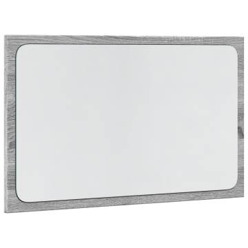 LED Bathroom Mirror Grey Sonoma 60x8.5x38 cm - Hipomarket