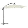  Cantilever Garden Parasol with Steel Pole 250x250 cm Sand Colour sand Quantity in Package 1 