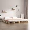  Pallet Bed without Mattress 200x200 cm Solid Wood Colour natural Size 200 x 200 cm 