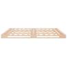 Pallet Bed without Mattress 200x200 cm - Solid Wood Elegance