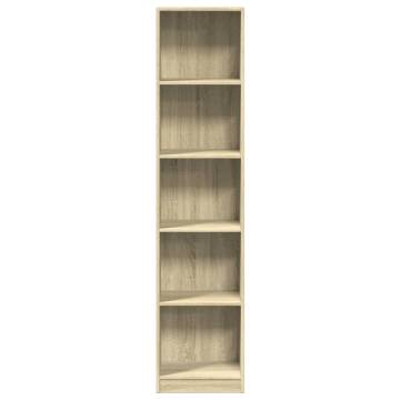 Bookcase Sonoma Oak - Stylish Storage Solution | HipoMarket