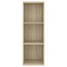 Wall-mounted TV Cabinet Sonoma Oak - Stylish Storage Solution