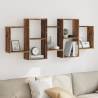  Wall Shelf Old Wood 159x18x65 cm Engineered Wood Colour old wood Size 159 x 18 x 65 cm Quantity in Package 1 Number of Pieces 