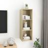 Wall-mounted TV Cabinet Sonoma Oak - Stylish Storage Solution