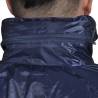 Mens Navy Blue 2-Piece Rain Suit with Hood XXL - Buy Now