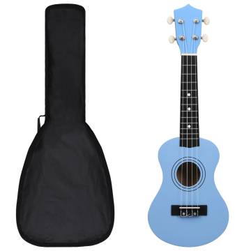 Soprano Ukulele Set for Kids - Baby Blue 21" | HipoMarket