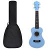  Soprano Ukulele Set with Bag for Kids Baby Blue 21 Colour blue Size 21" 