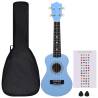 Soprano Ukulele Set for Kids - Baby Blue 21" | HipoMarket