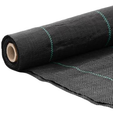 Weed Membrane Black 4x50 m PP | Effective Weed Control