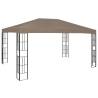  Gazebo 4x3 m Taupe Colour taupe Size 4 x 3 m 