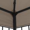 Gazebo 4x3 m Taupe - Elegant Outdoor Shade Solution