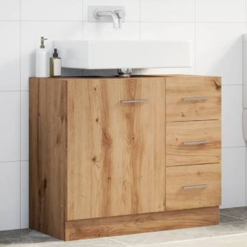 Sink Cabinet Artisian Oak - Stylish & Spacious Storage