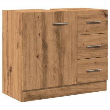 Sink Cabinet Artisian Oak - Stylish & Spacious Storage