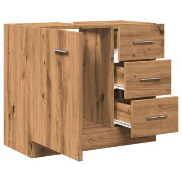 Sink Cabinet Artisian Oak - Stylish & Spacious Storage