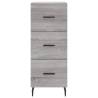 Stylish Highboard Grey Sonoma | Engineered Wood Storage Unit