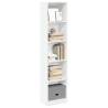  Bookcase White 40x24x176 cm Engineered Wood Colour white Quantity in Package 1 Height 176 cm Width 40 cm 