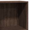 Brown Oak Bookcase - Engineered Wood 40x24x76 cm